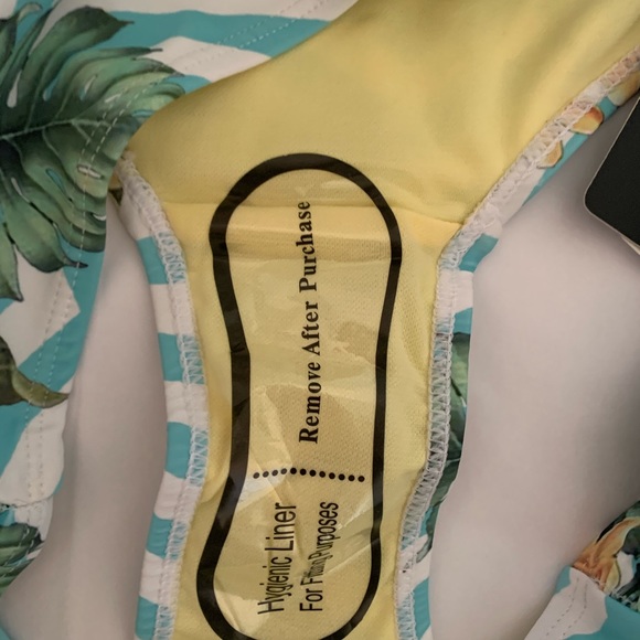 Marilyn Monroe Tropical Chevron Bikini Swimsuit ~ Large - Picture 5 of 7